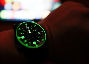 luminous watch