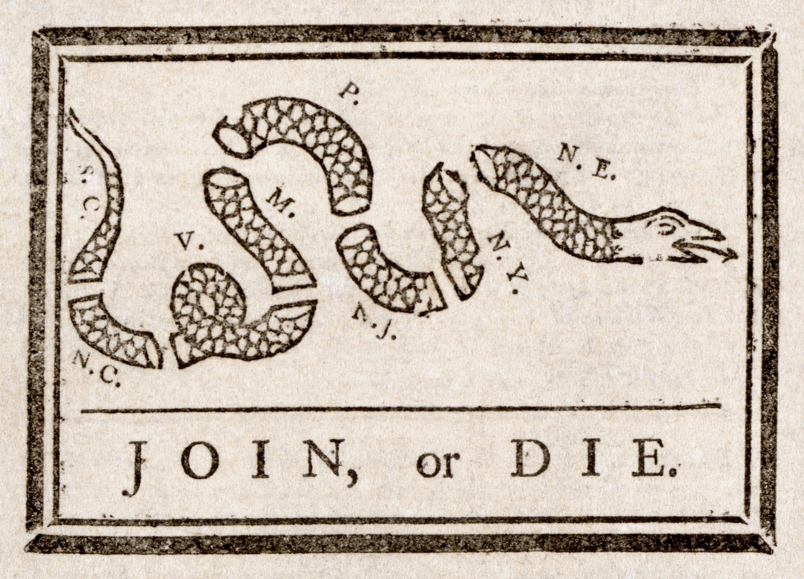 Benjamin Franklin Join or Die Benjamin Franklin Join or Die