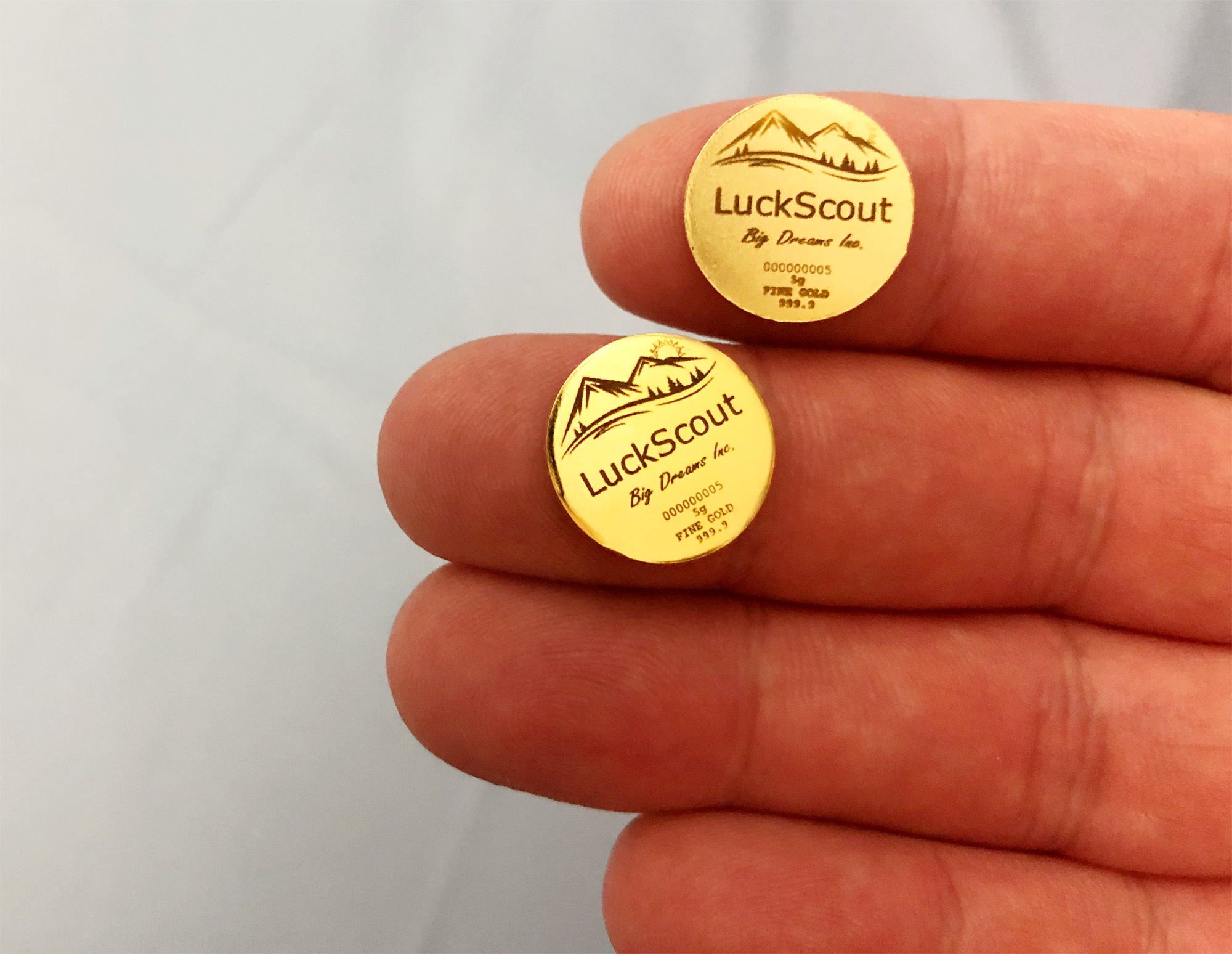 Typical LuckScout 5g Gold Round Typical LuckScout 5g Gold Round