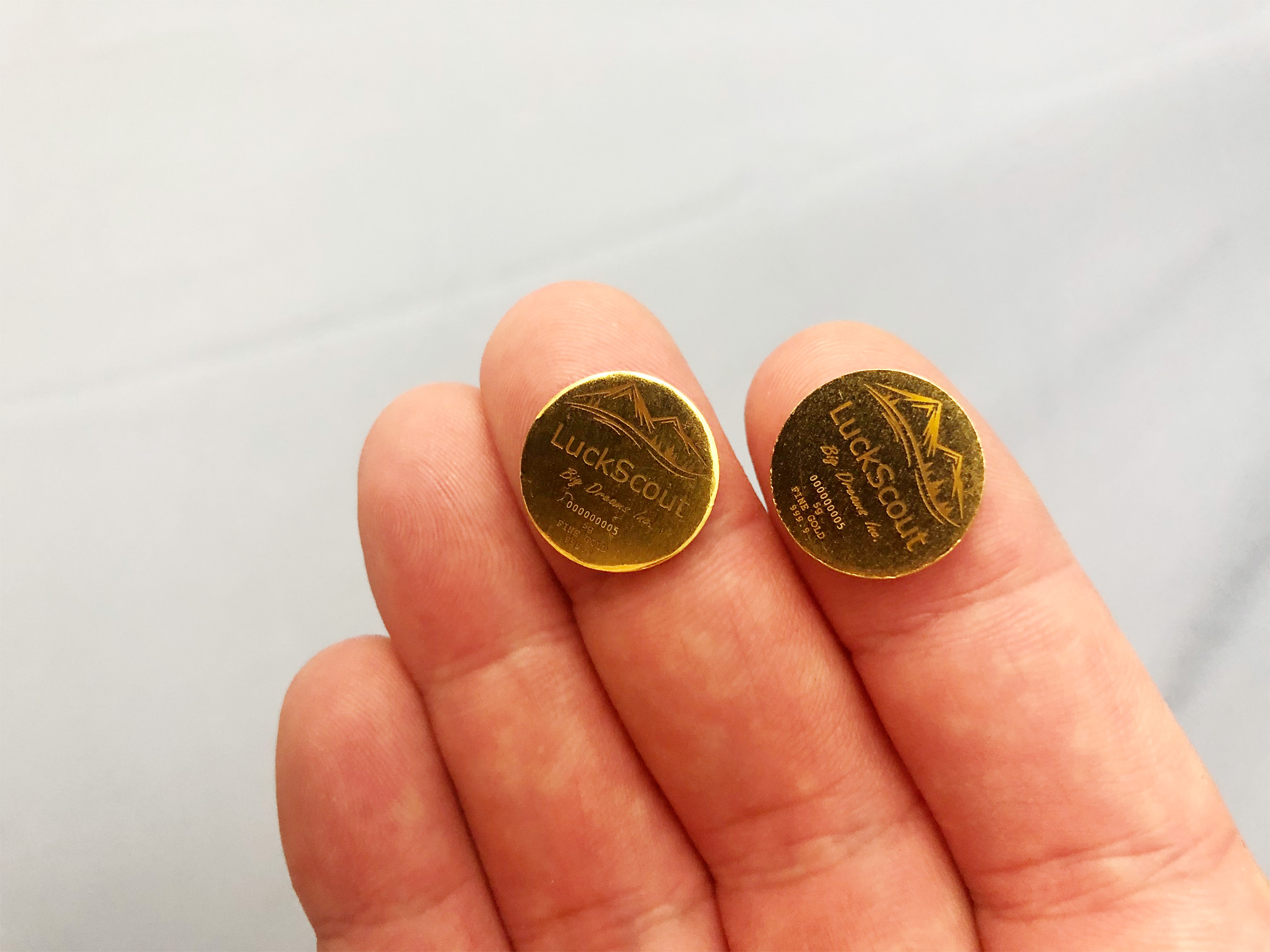 Typical LuckScout 5g Gold Round Typical LuckScout 5g Gold Round