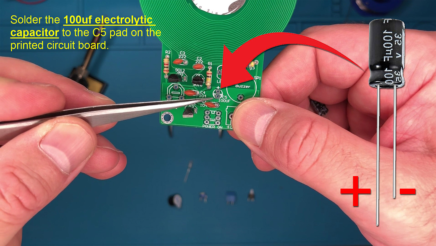 100µF Electrolytic Capacitor 100µF Electrolytic Capacitor