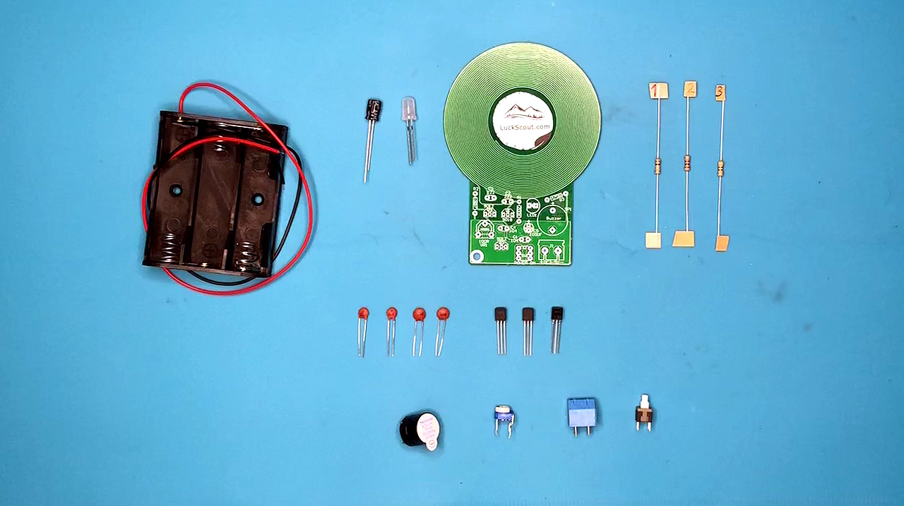 LuckScout 4.5V Metal Detector Kit LuckScout 4.5V Metal Detector Kit