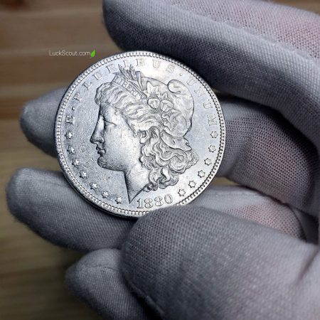 Rare 1880 Morgan Silver Dollar! Pristine Condition from Philadelphia Mint!