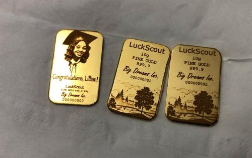 LuckScout 10g Gold Bars