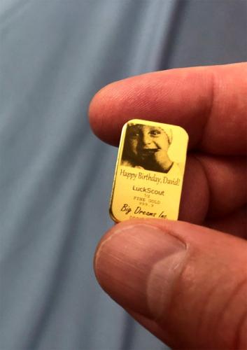 Custom Engraved 5g Gold Bar